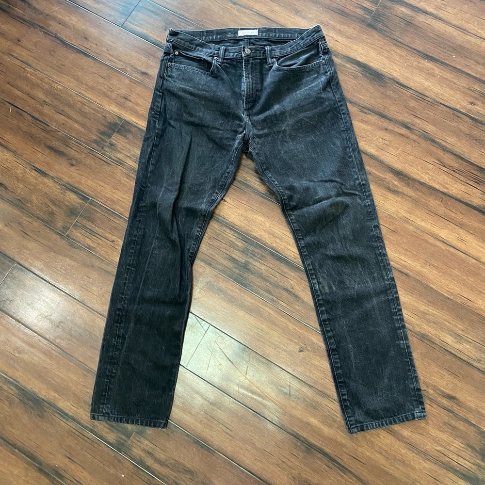 GAP Slim Jeans 36x36 Black Stonewash Mens